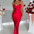 Malika Maxi Dress - Red