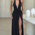 Melania Maxi Dress - Black