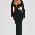 Nadine Maxi Dress - Black