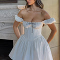 Penelope Mini Dress - Black/White