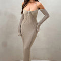 Samariah Maxi Dress - Beige