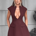Suri Mini Dress - Brown