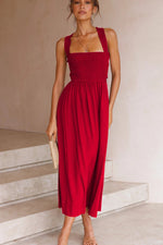 Silvia Backless Summer Dress for Confident Style