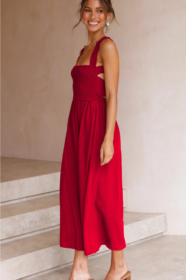 Silvia Backless Summer Dress for Confident Style