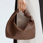 Small Woven 'ALICE' Knot handbag Premium Vegan Leather