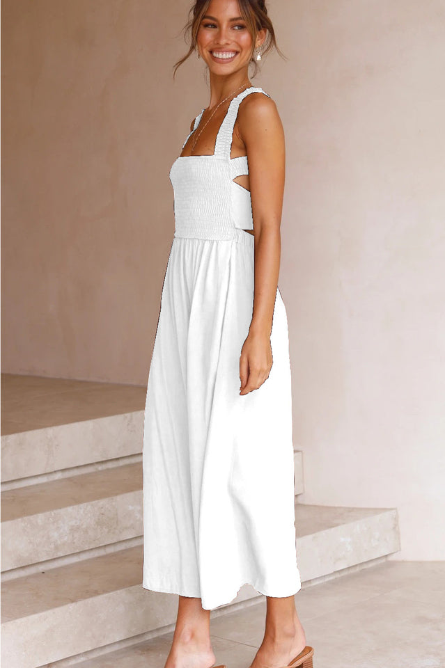 Silvia Backless Summer Dress for Confident Style
