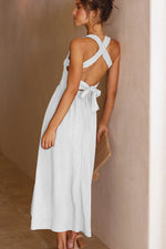 Silvia Backless Summer Dress for Confident Style
