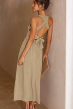 Silvia Backless Summer Dress for Confident Style