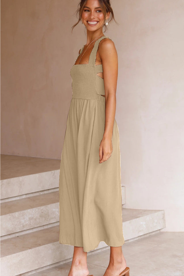 Silvia Backless Summer Dress for Confident Style