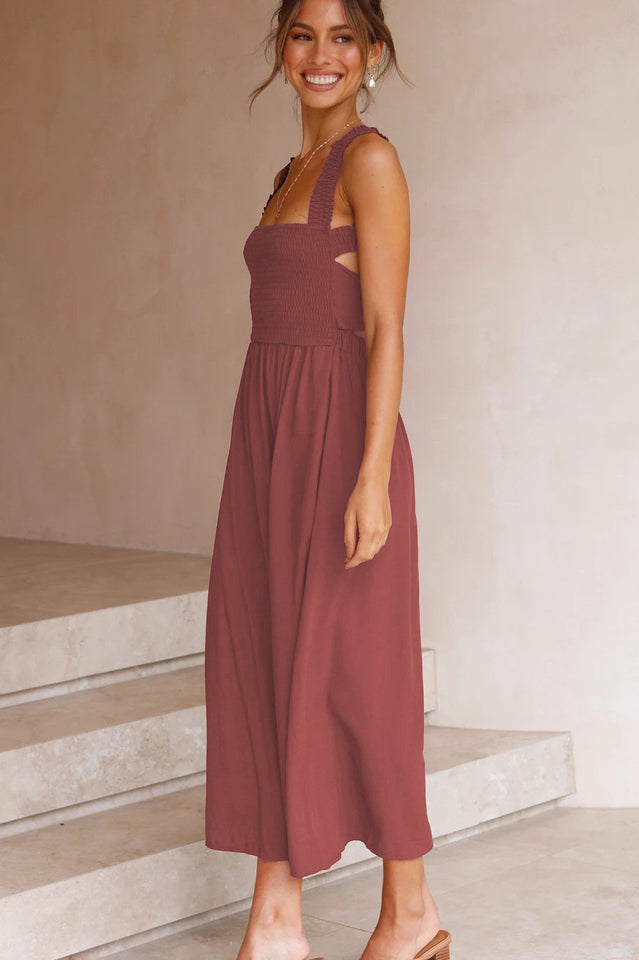 Silvia Backless Summer Dress for Confident Style