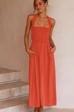 Silvia Backless Summer Dress for Confident Style