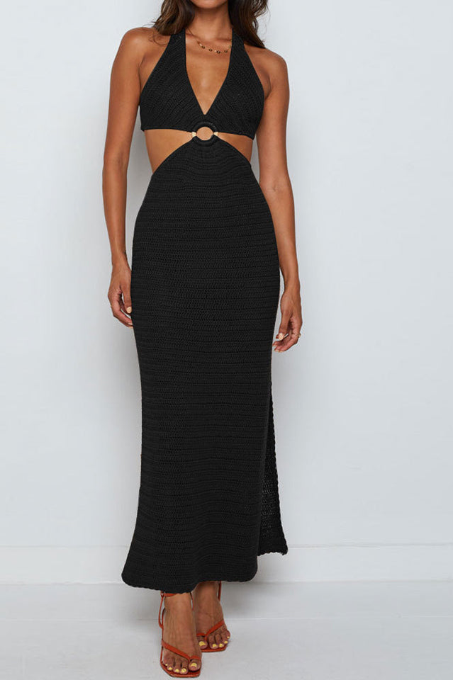 Haven Crochet Maxi Cover Up Dress by