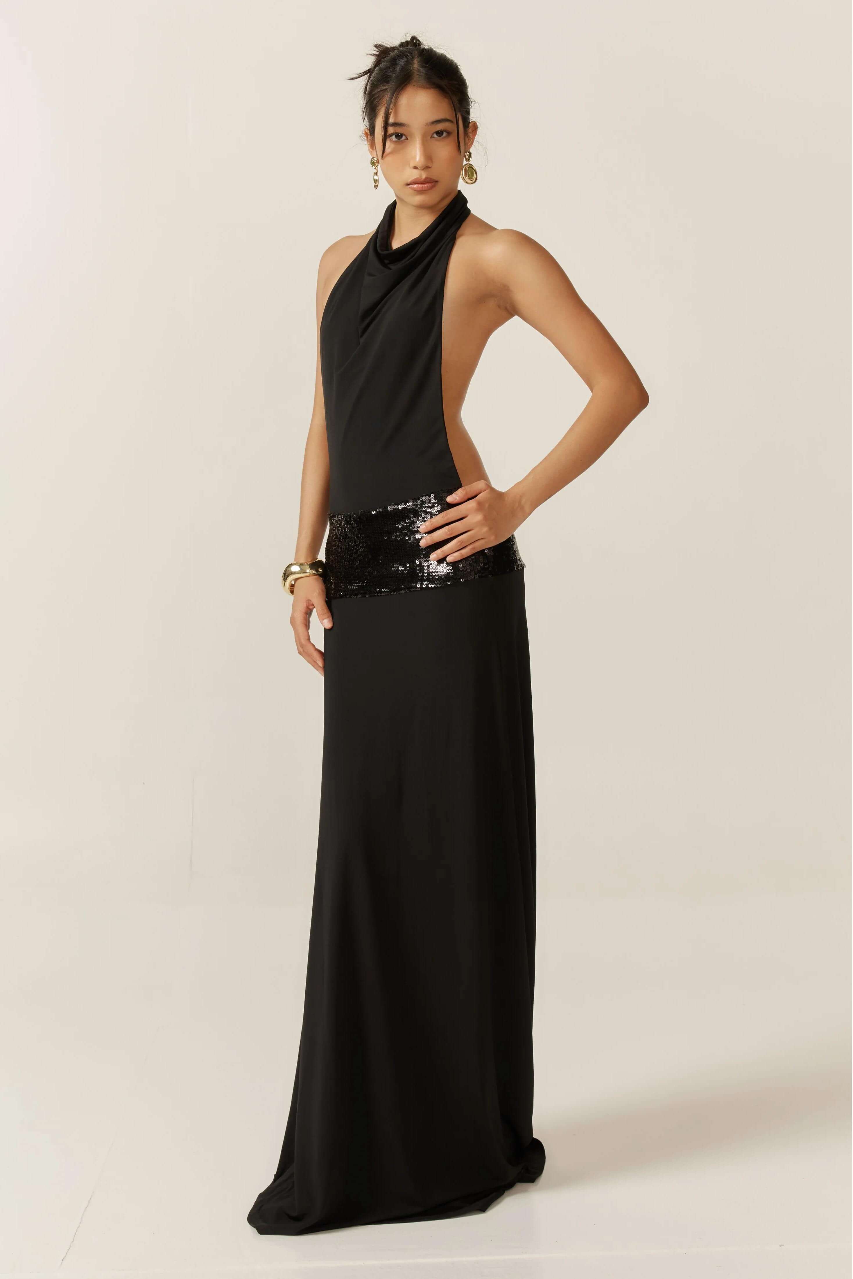 Joanna | Halter Backless Gown 1
