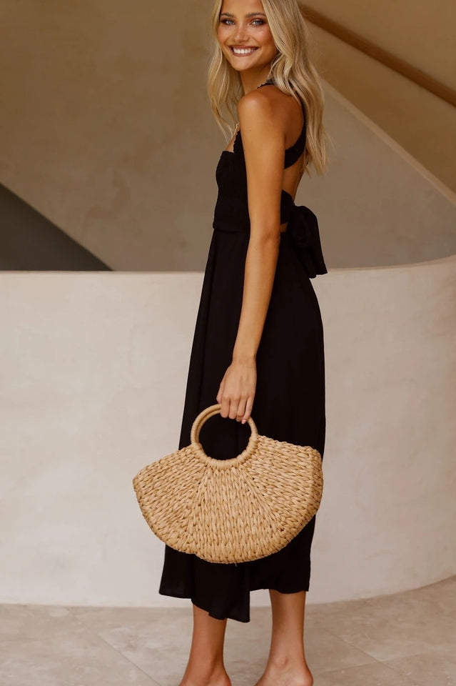 Silvia Backless Summer Dress for Confident Style