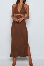Haven Crochet Maxi Cover Up Dress by