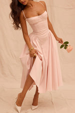 Samaria French Navy Corset Sundress