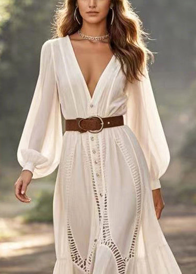 Azure Noir Maxi Dress