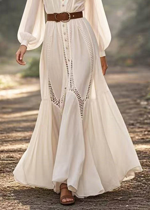 Azure Noir Maxi Dress