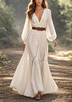 Azure Noir Maxi Dress