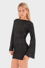 "Shine" Dress Black 1