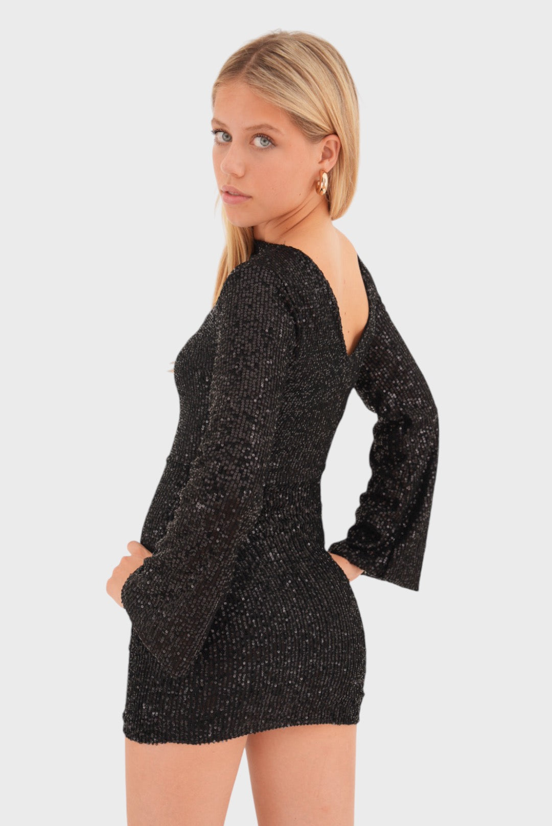 "Shine" Dress Black 1