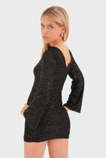 "Shine" Dress Black 1