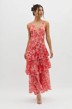Isla | Strappy Ruffle Maxi Dress 1