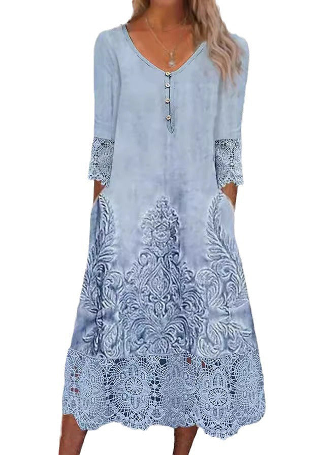 Sienna Rose Midi Dress