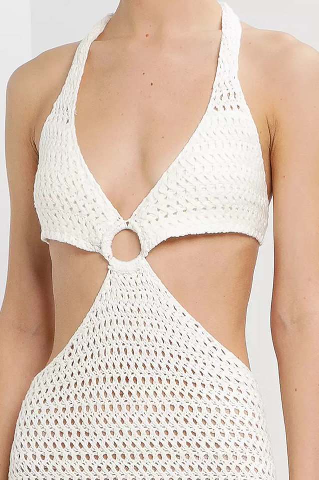Haven Crochet Maxi Cover Up Dress by