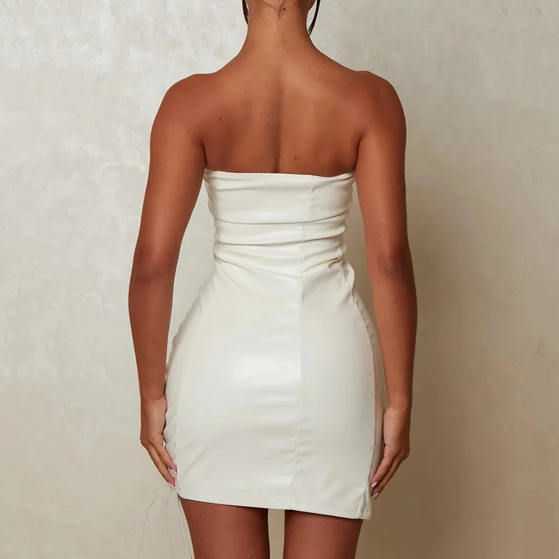 Slimming Strap Waist Mini Gown