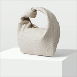 Small Woven 'ALICE' Knot handbag Premium Vegan Leather