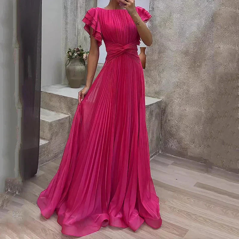 April | Pleated Evening Gown 1