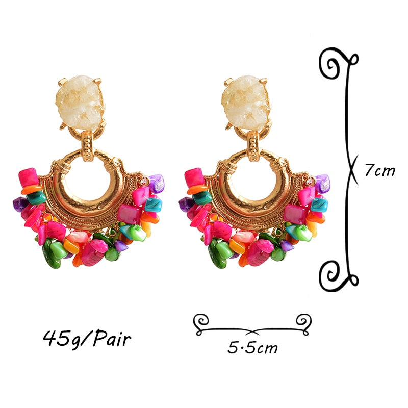 I'm So Into You Bohemian Drop Dangle Earrings by