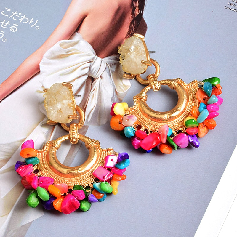 I'm So Into You Bohemian Drop Dangle Earrings by