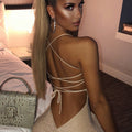 Miley Maxi Dress - Gold Sparkle