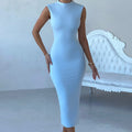 Moira Midi Dress - Blue