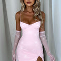 Pixie Mini Dress - Pink Sparkle