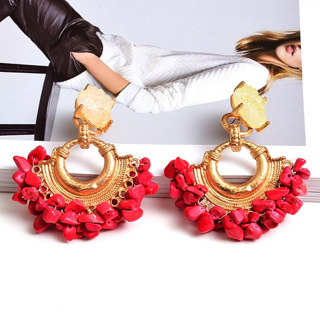 I'm So Into You Bohemian Drop Dangle Earrings by